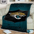 Jacksonville Jaguars Sherpa Blanket - Afc Black Florida Soft Blanket, Warm Blanket