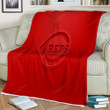 Cincinnati Reds Sherpa Blanket - American Baseball Club 3D Red  Soft Blanket, Warm Blanket