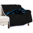 Carolina Panthers Sherpa Blanket - Carolina Panthers Nfl Soft Blanket, Warm Blanket