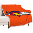 Denver Broncos Sherpa Blanket - Colorado Football Mountains Soft Blanket, Warm Blanket