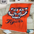Detroit Tigers Sherpa Blanket - Detroit Tigers Mlb Soft Blanket, Warm Blanket