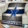 Dallas Cowboys Sherpa Blanket - Cowboy Football Nfl Soft Blanket, Warm Blanket