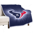 Houston Texans Sherpa Blanket - Football Nfl Sport Soft Blanket, Warm Blanket