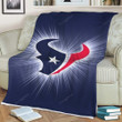 Houston Texans Sherpa Blanket - Football Nfl Sport Soft Blanket, Warm Blanket