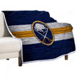 Buffalo Sabres Nhl Sherpa Blanket - Hockey Club Eastern Conference Usa Soft Blanket, Warm Blanket