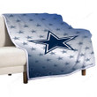 Dallas Cowboys Sherpa Blanket - Dak Eua Football Soft Blanket, Warm Blanket