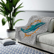 Dolphin Balls Cozy Blanket - Dolphins Miami Nfl Soft Blanket, Warm Blanket