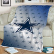 Dallas Cowboys Sherpa Blanket - Dak Eua Football Soft Blanket, Warm Blanket