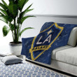 Los Angeles Galaxy Cozy Blanket - La Galaxy American Soccer Club Geometric Abstraction Soft Blanket, Warm Blanket