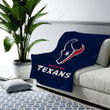 Houston Texans Football Cozy Blanket - Houston Football Texans Soft Blanket, Warm Blanket