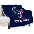 Houston Texans Football Sherpa Blanket - Houston Football Texans Soft Blanket, Warm Blanket