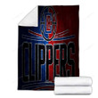 Los Angeles Clippers Cozy Blanket - American Basketball Team Blue Red Stone Los Angeles Clippers Soft Blanket, Warm Blanket