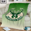 Milwaukee Bucks Sherpa Blanket - Milwaukee Nba  Soft Blanket, Warm Blanket