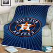 Houston Astros Sherpa Blanket - Astros Houston1001  Soft Blanket, Warm Blanket
