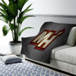 Miami Heat  Cozy Blanket - Ash Basketball Sports  Soft Blanket, Warm Blanket