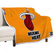 Miami Heat  Sherpa Blanket - Nba Miami Miami Heat Soft Blanket, Warm Blanket