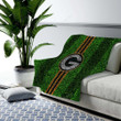 Green Bay Packers Cozy Blanket - Grass Football Lawn Soft Blanket, Warm Blanket