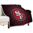Football Sherpa Blanket - San Francisco 49Ers Nfl1003 Soft Blanket, Warm Blanket
