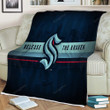 Hockey Sherpa Blanket - Seattle Kraken Nhl1012  Soft Blanket, Warm Blanket