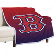 Boston Red Sox Sherpa Blanket - Bos Mlb  Soft Blanket, Warm Blanket