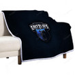 Memphis Grizzlies American Basketball Club Sherpa Blanket - Metal Nba Soft Blanket, Warm Blanket