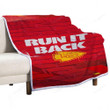 Kansas City Chiefs  Sherpa Blanket - American Football Back Football Soft Blanket, Warm Blanket