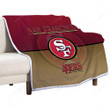 Football Sherpa Blanket - San Francisco 49Ers Nfl1004 Soft Blanket, Warm Blanket