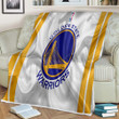 Golden State Warriors Sherpa Blanket - Basketball Club Nba  Soft Blanket, Warm Blanket