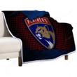 Florida Panthers Sherpa Blanket - Nhl Hockey Eastern Conference Soft Blanket, Warm Blanket