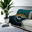 Jacksonville Jaguars Cozy Blanket - Cat Florida Football Soft Blanket, Warm Blanket