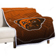 Cleveland Browns Sherpa Blanket - Brown Dog Football Soft Blanket, Warm Blanket