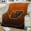 Cleveland Browns Sherpa Blanket - Brown Dog Football Soft Blanket, Warm Blanket