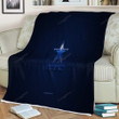Dallas Cowboys Sherpa Blanket - American Football Club Nfl Blue Soft Blanket, Warm Blanket