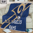 Football Sherpa Blanket - Los Angeles Rams1019  Soft Blanket, Warm Blanket