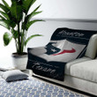 Houston Texans Cozy Blanket - Afc Blue Deshaun Watson Soft Blanket, Warm Blanket
