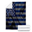 Dallas Cowboys Cozy Blanket - American Football Team American Flag Blue Gray Flag Soft Blanket, Warm Blanket