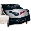 Houston Texans Sherpa Blanket - Afc Blue Deshaun Watson Soft Blanket, Warm Blanket