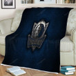 Dallas Mavericks American Basketball Club Sherpa Blanket - Metal Nba Soft Blanket, Warm Blanket