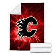 Calgary Flames Cozy Blanket - Hockey Nhl Sport Soft Blanket, Warm Blanket