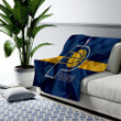Indiana Pacers Cozy Blanket - Basketball Club Nba  Soft Blanket, Warm Blanket