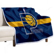 Indiana Pacers Sherpa Blanket - Basketball Club Nba  Soft Blanket, Warm Blanket