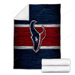 Houston Texans Cozy Blanket - Nfl Wooden American Football  Soft Blanket, Warm Blanket