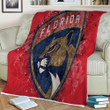 Florida Panthers American Hockey Club Sherpa Blanket -  Soft Blanket, Warm Blanket