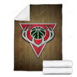 Milwaukee Bucks Cozy Blanket - Giannis Symbol Basketball2002 Soft Blanket, Warm Blanket