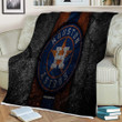 Houston Astros Sherpa Blanket - Mlb Baseball Usa Soft Blanket, Warm Blanket