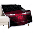 Chicago Bulls Sherpa Blanket - Nba Basketball Jordan Soft Blanket, Warm Blanket