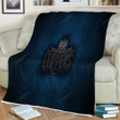 Los Angeles Clippers American Basketball Club Sherpa Blanket - Metal Nba Soft Blanket, Warm Blanket