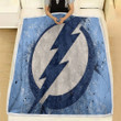 Tampa Bay Lightning  Fleece Blanket - American Hockey Club Nhl Soft Blanket, Warm Blanket