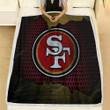 San Francisco 49Ers Fleece Blanket - Nfl American Football Nfc Soft Blanket, Warm Blanket
