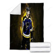 Colton Parayko Cozy Blanket - St Louis Blues Canadian Hockey Player Portrait Soft Blanket, Warm Blanket